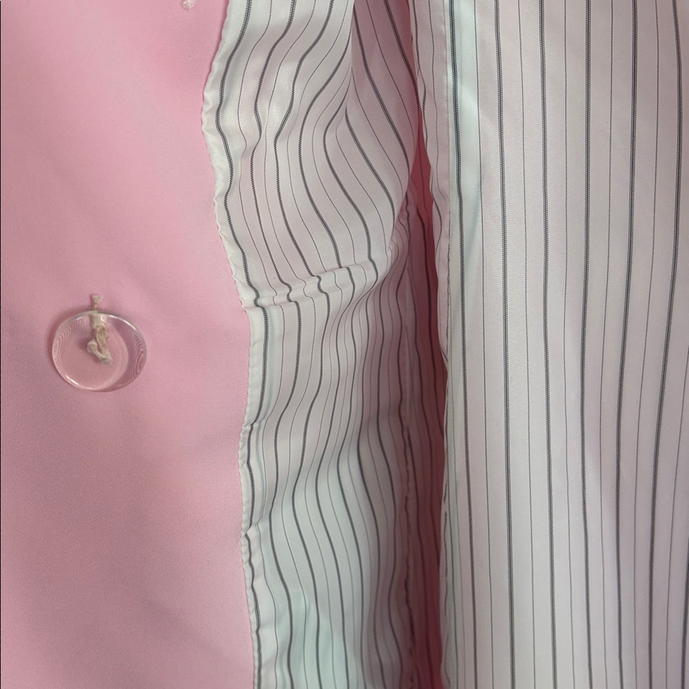 Dolce Cabo Double Breasted Pale Pink Jacket NWT Size M - Picture 4 of 9